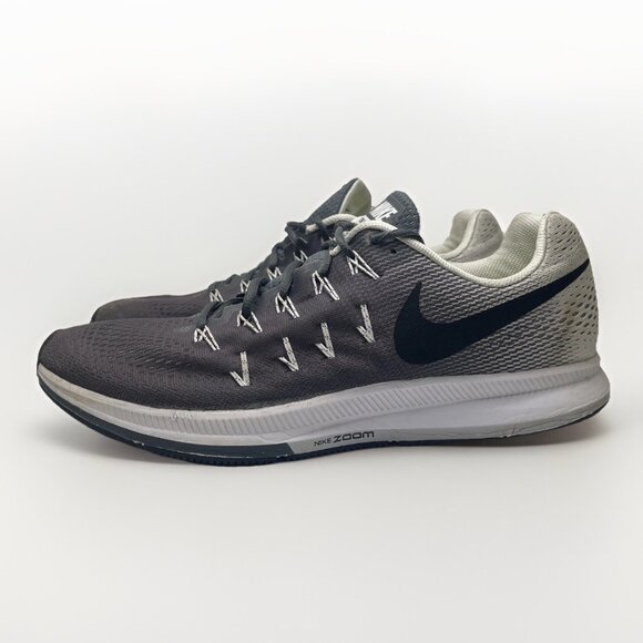 Nike Air Zoom Pegasus 33 Running Shoes 831352-002 Men's Sz: 13 Gray - Used - Picture 1 of 14